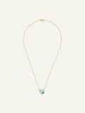 Necklace SIGNATURE 2 Drops Turquoise / Diamond Pavé