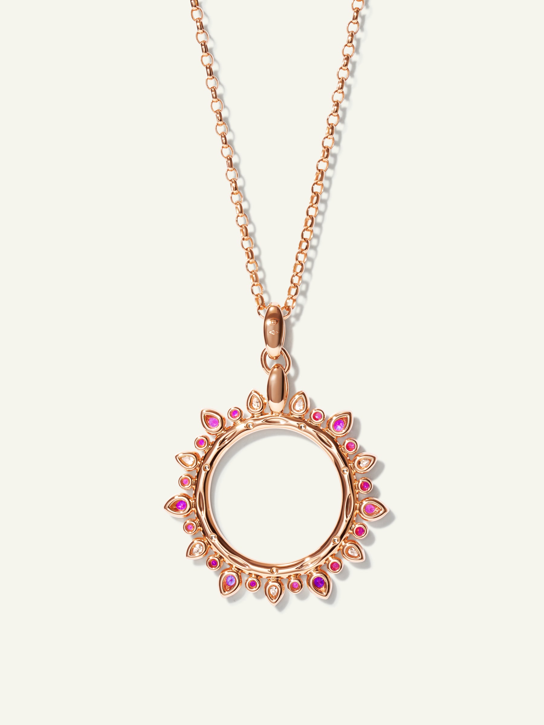 GYPSY Large Sun Anhänger in 'Blush'