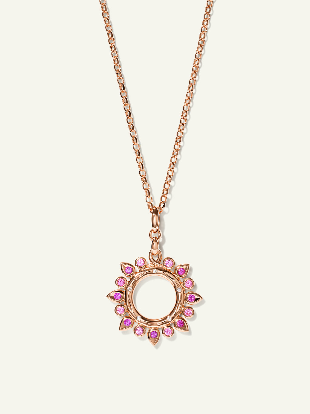 GYPSY Small Sun Anhänger in 'Blush'