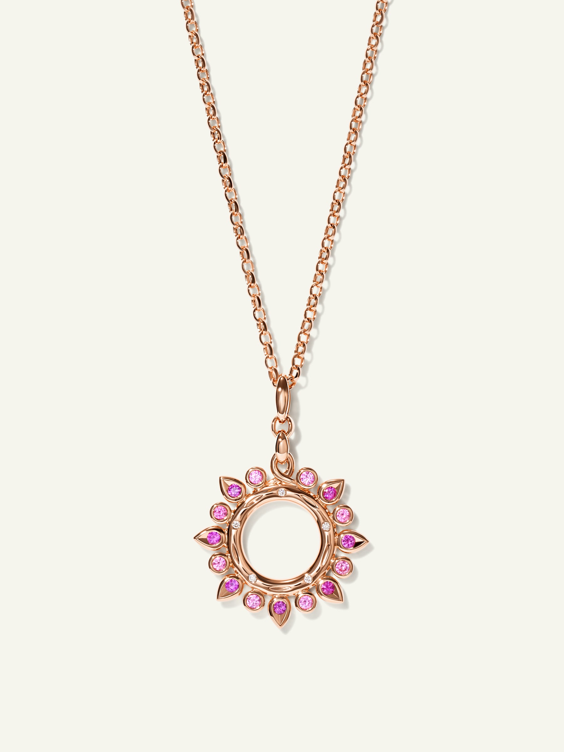 GYPSY Small Sun Anhänger in 'Blush'
