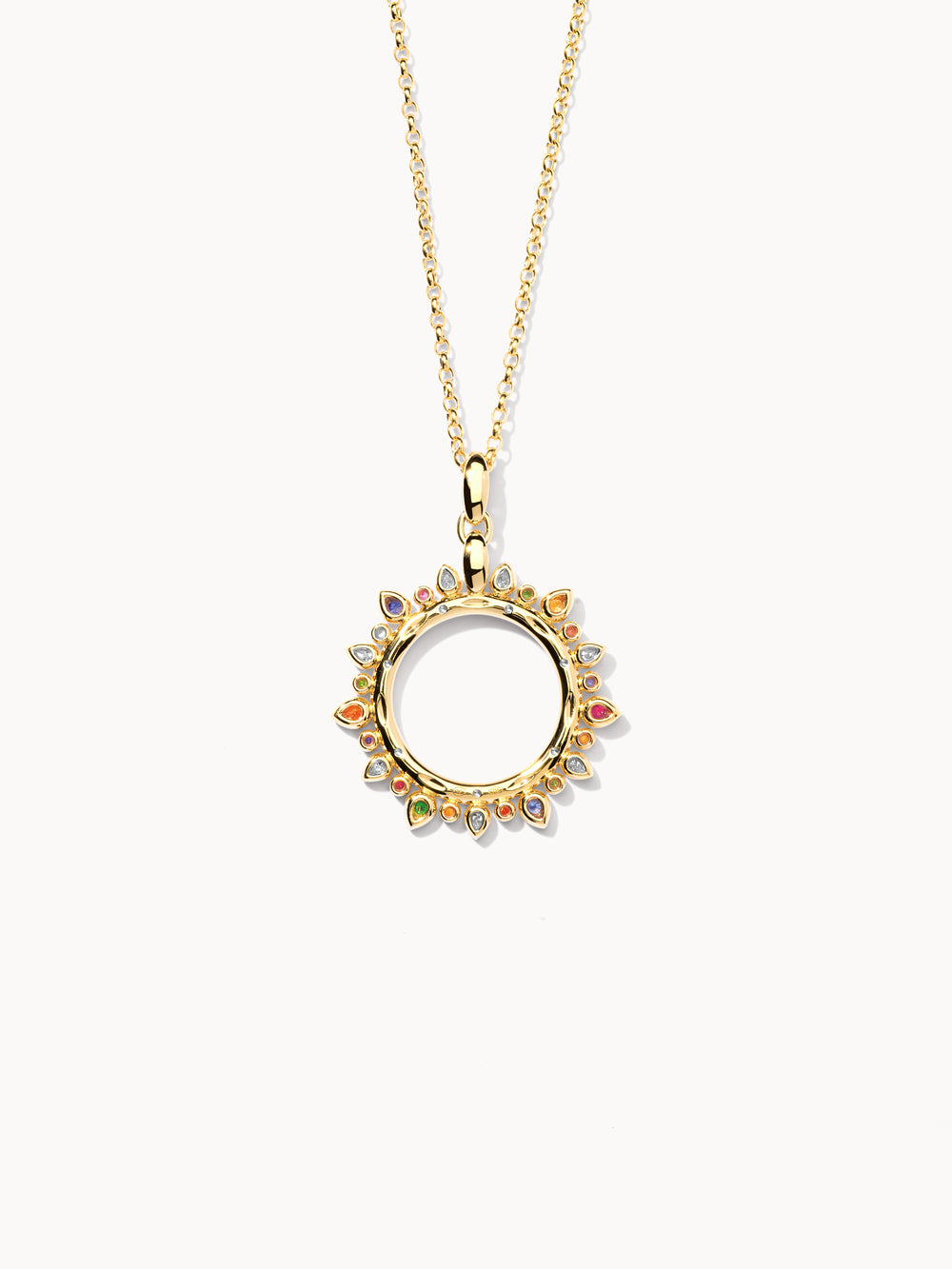 GYPSY Large Sun Pendant in 'Candy'