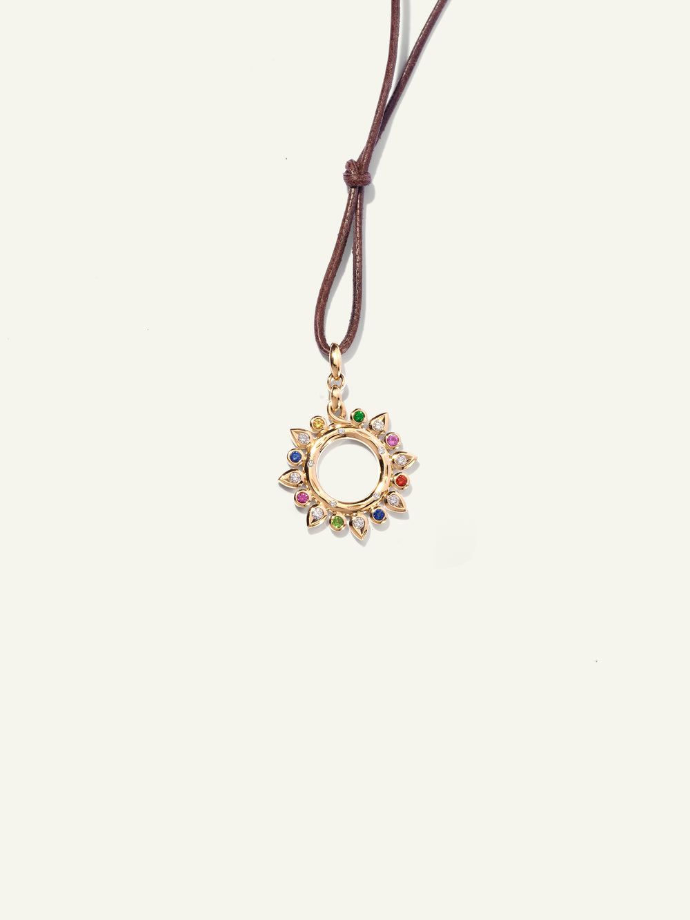 GYPSY Small Sun Pendant in 'Candy'