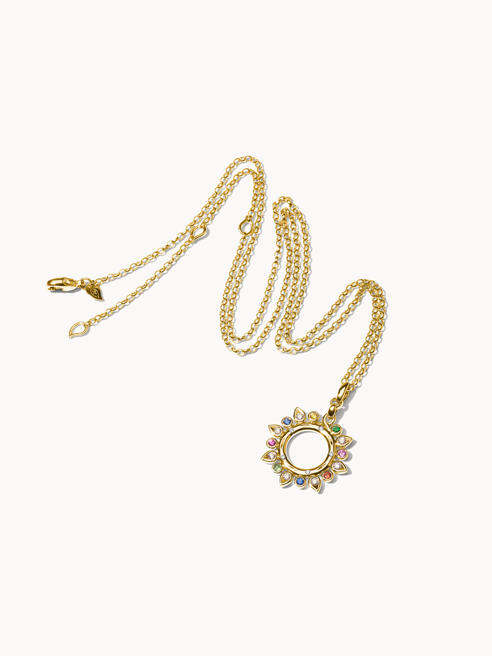 GYPSY Small Sun Pendant in 'Candy'