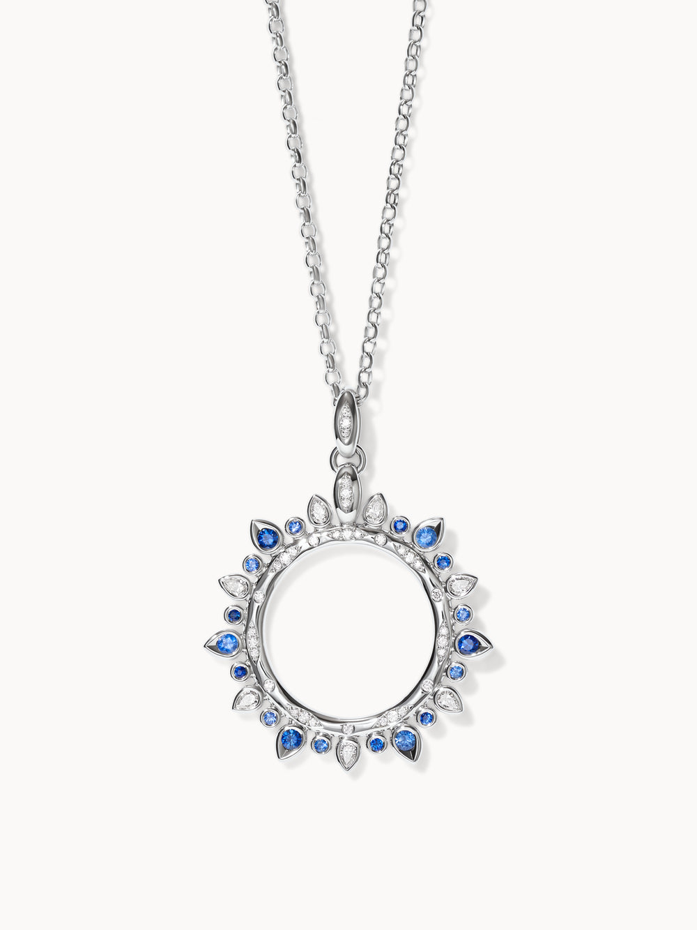 GYPSY Large Sun Pendant in 'Ocean'