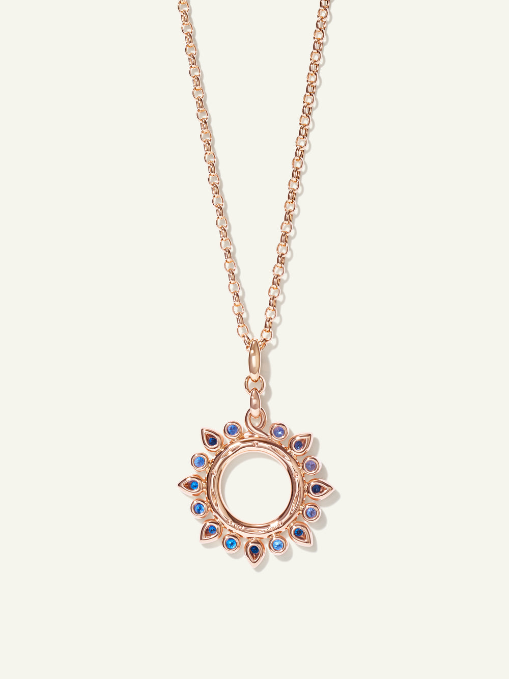 GYPSY Small Sun Pendant in 'Ocean'