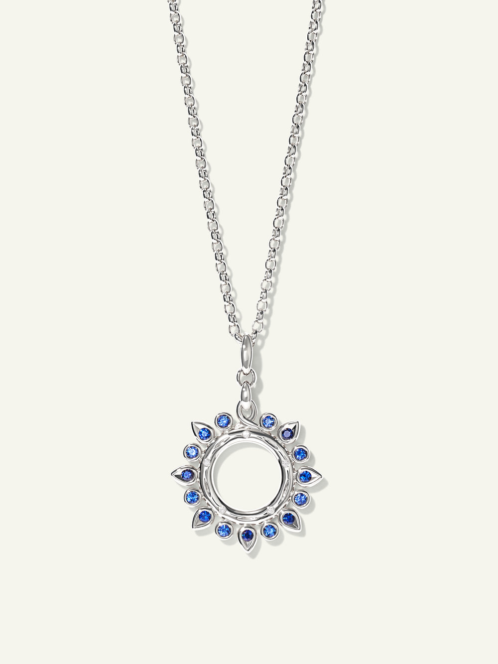 GYPSY Small Sun Pendant in 'Ocean'
