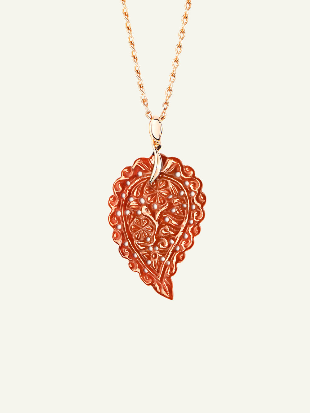 P-IND-m-Ter-rg | Pendant INDIA medium Terra Onyx