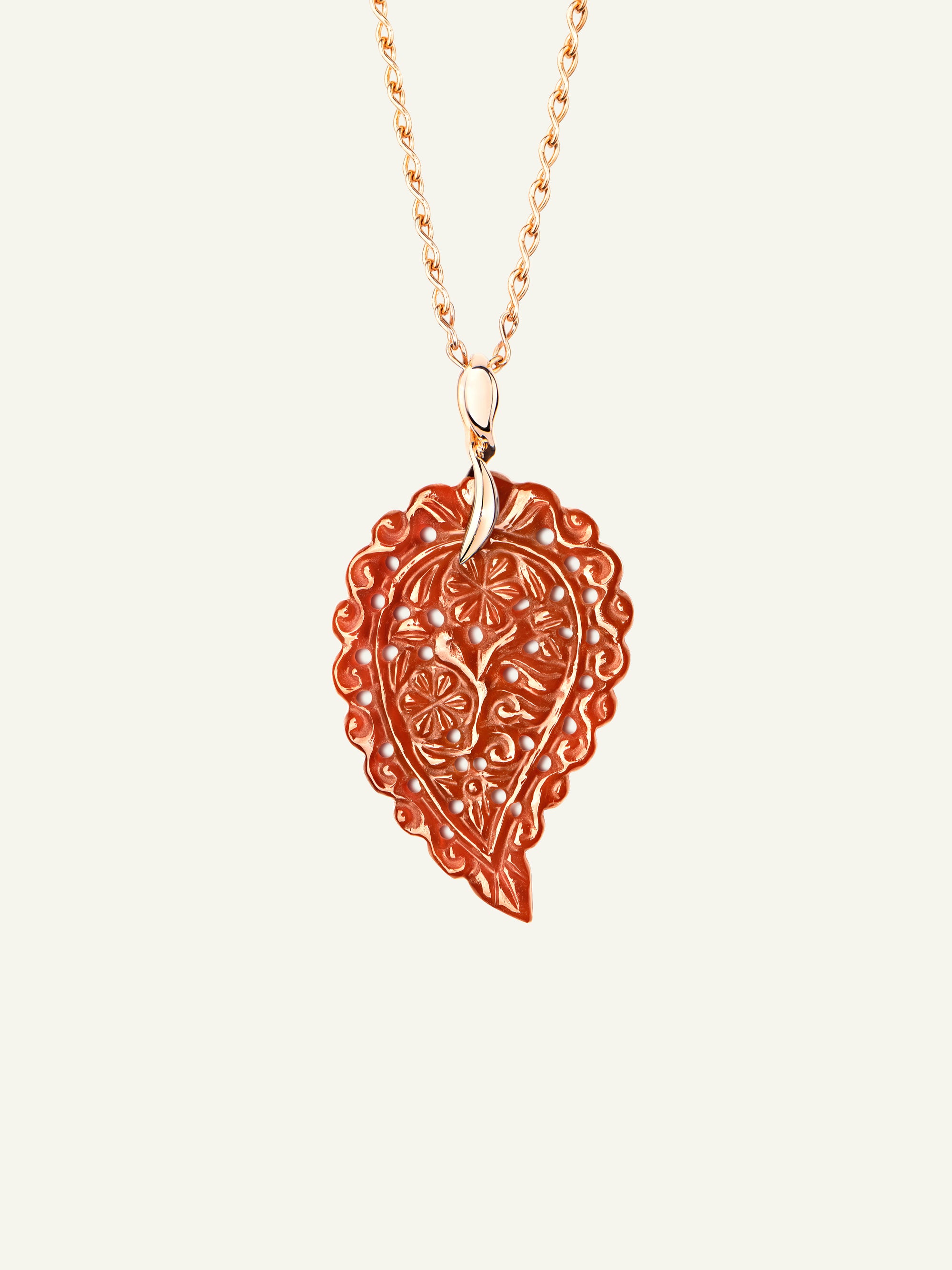 P-IND-m-Ter-rg | Pendant INDIA medium Terra Onyx