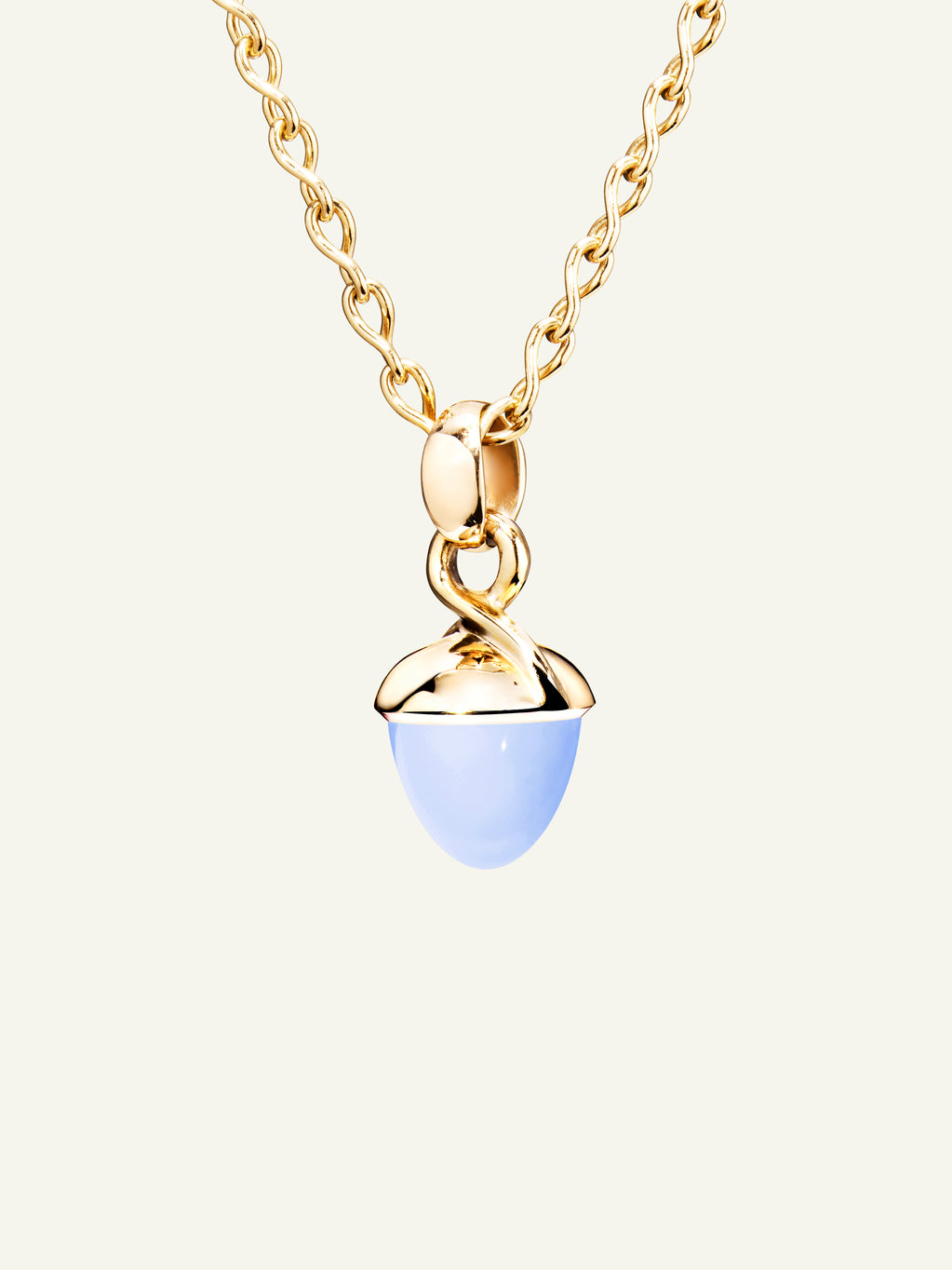 Pendant MIKADO Bouquet Chalcedony blue