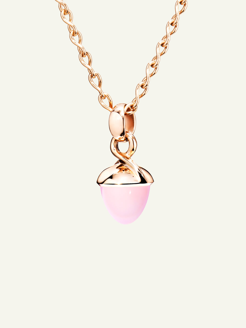 MIKADO Bouquet Pendant with Pink Chalcedony