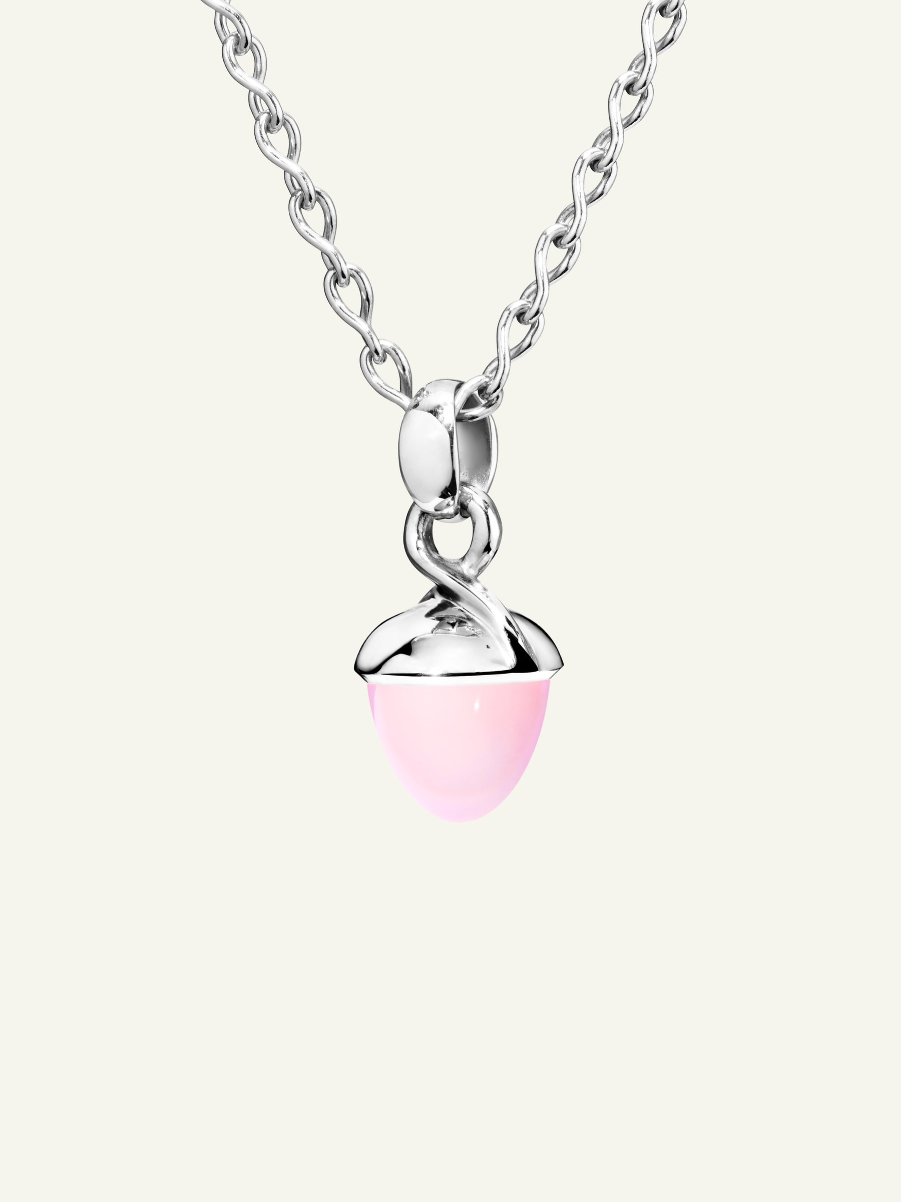 MIKADO Bouquet Pendant with Pink Chalcedony