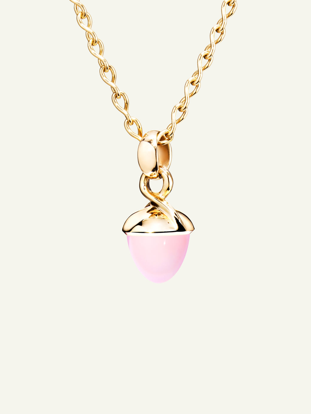 MIKADO Bouquet Pendant with Pink Chalcedony