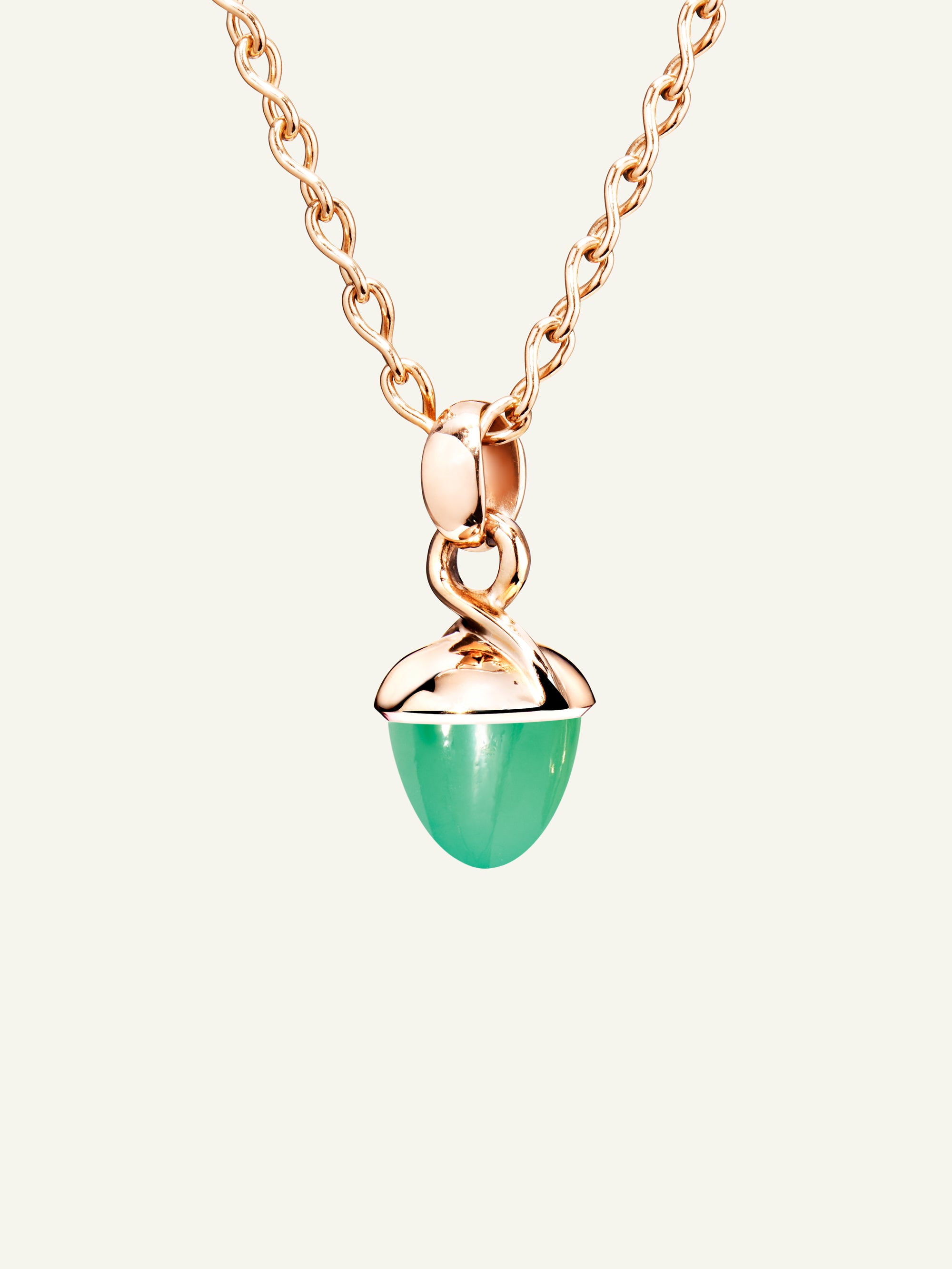 MIKADO Bouquet Pendant with Chrysoprase