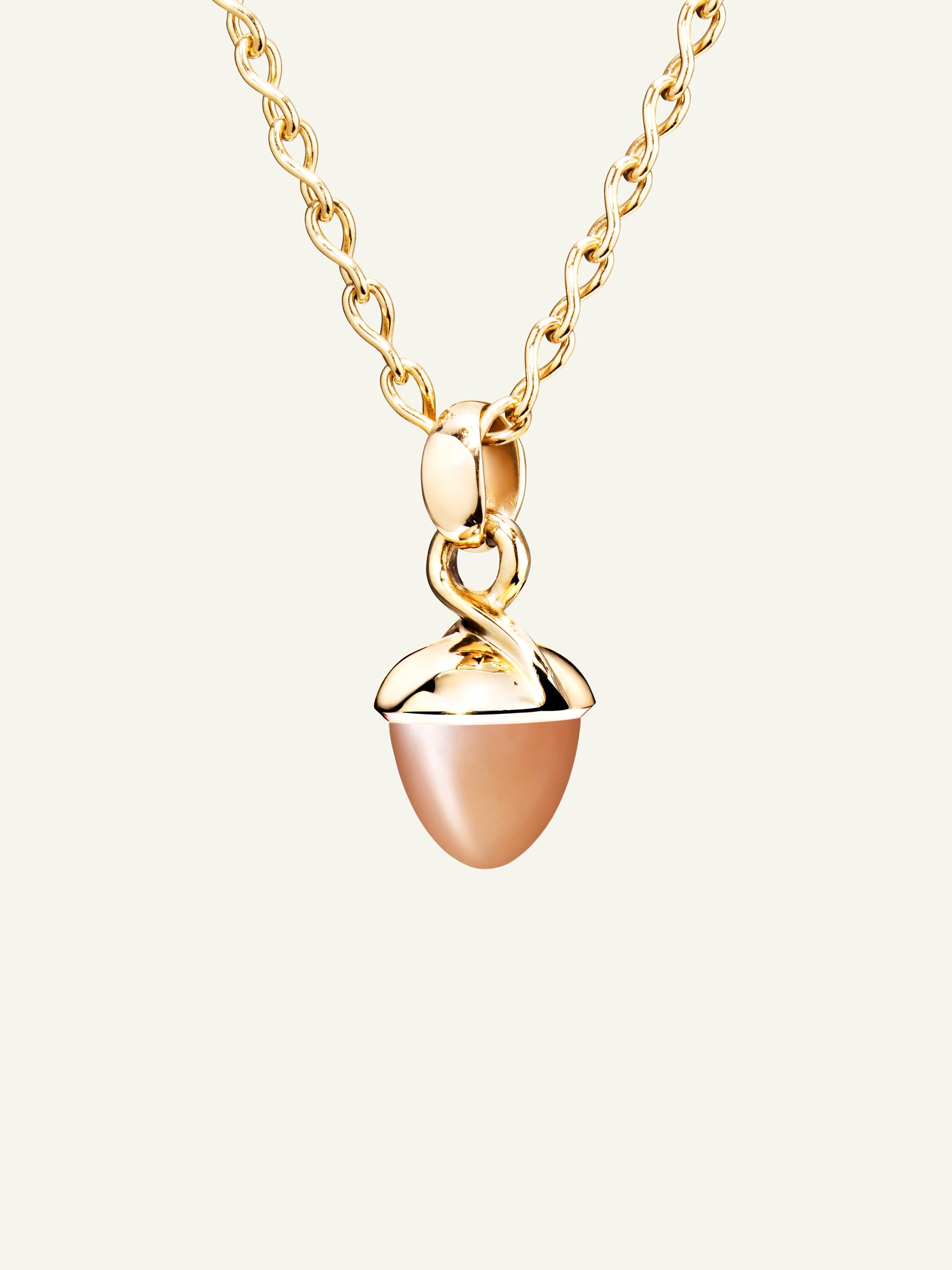 Pendant MIKADO Bouquet Moonstone brown
