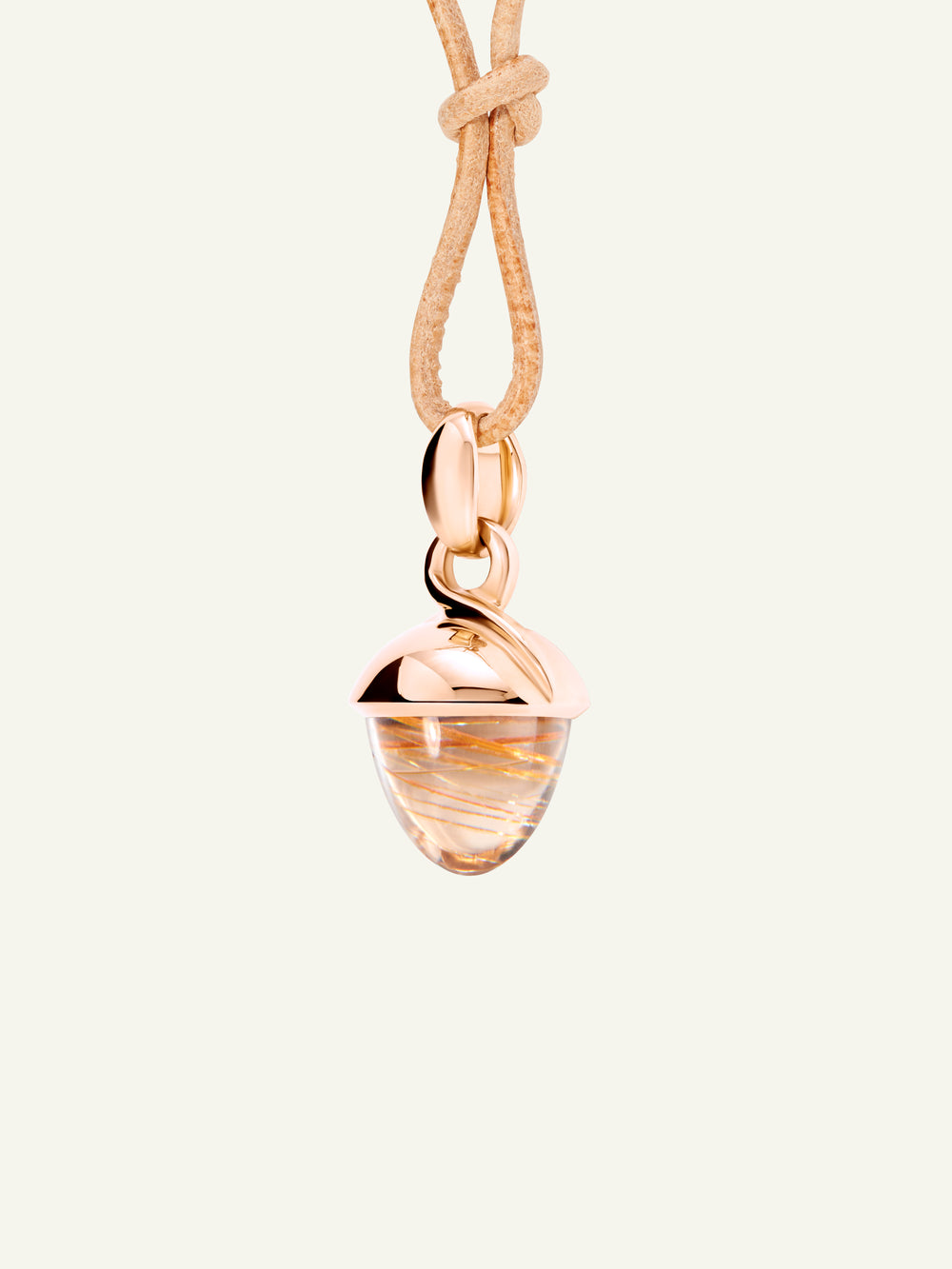 P-MB-RutQuR-rg | MIKADO Bouquet Pendant with Red Rutilated Quartz