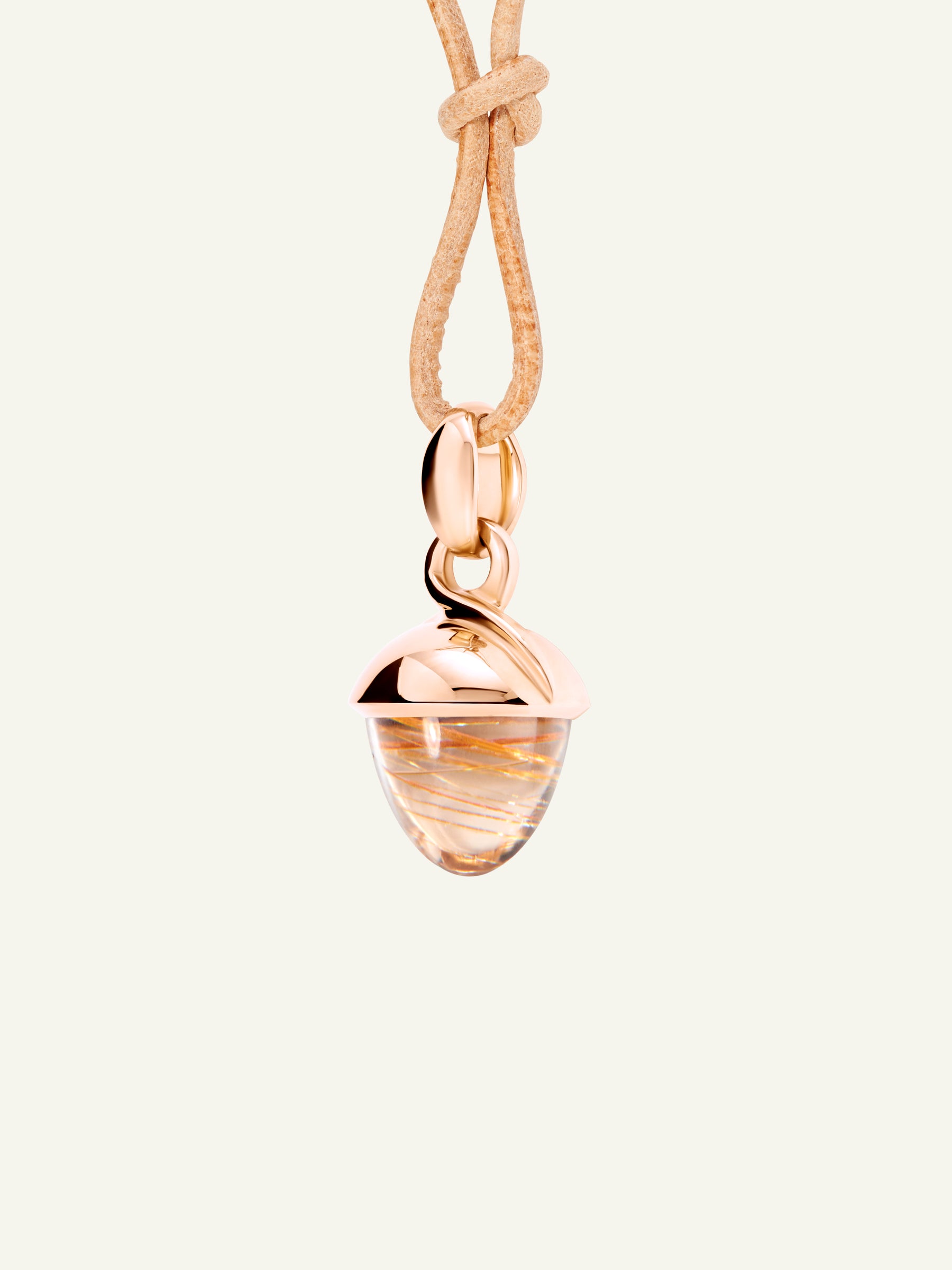 P-MB-RutQuR-rg | MIKADO Bouquet Pendant with Red Rutilated Quartz