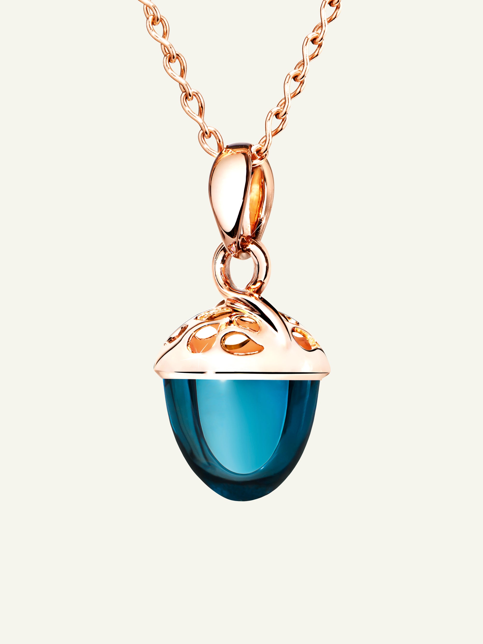 MIKADO Bouquet XL Fairy Pendant with London Topaz
