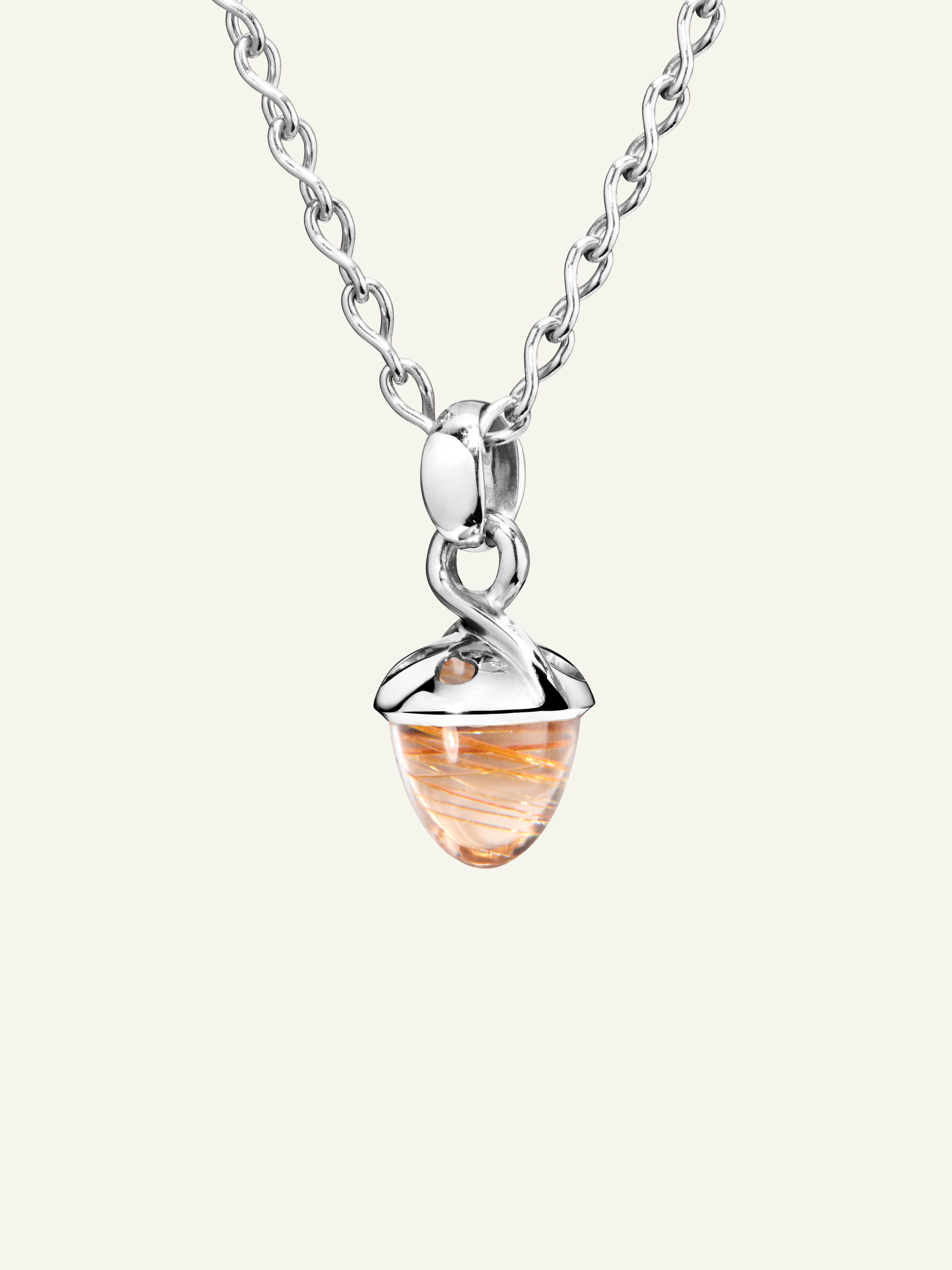 MIKADO Bouquet Fairy Pendant with Red Rutilated Quartz