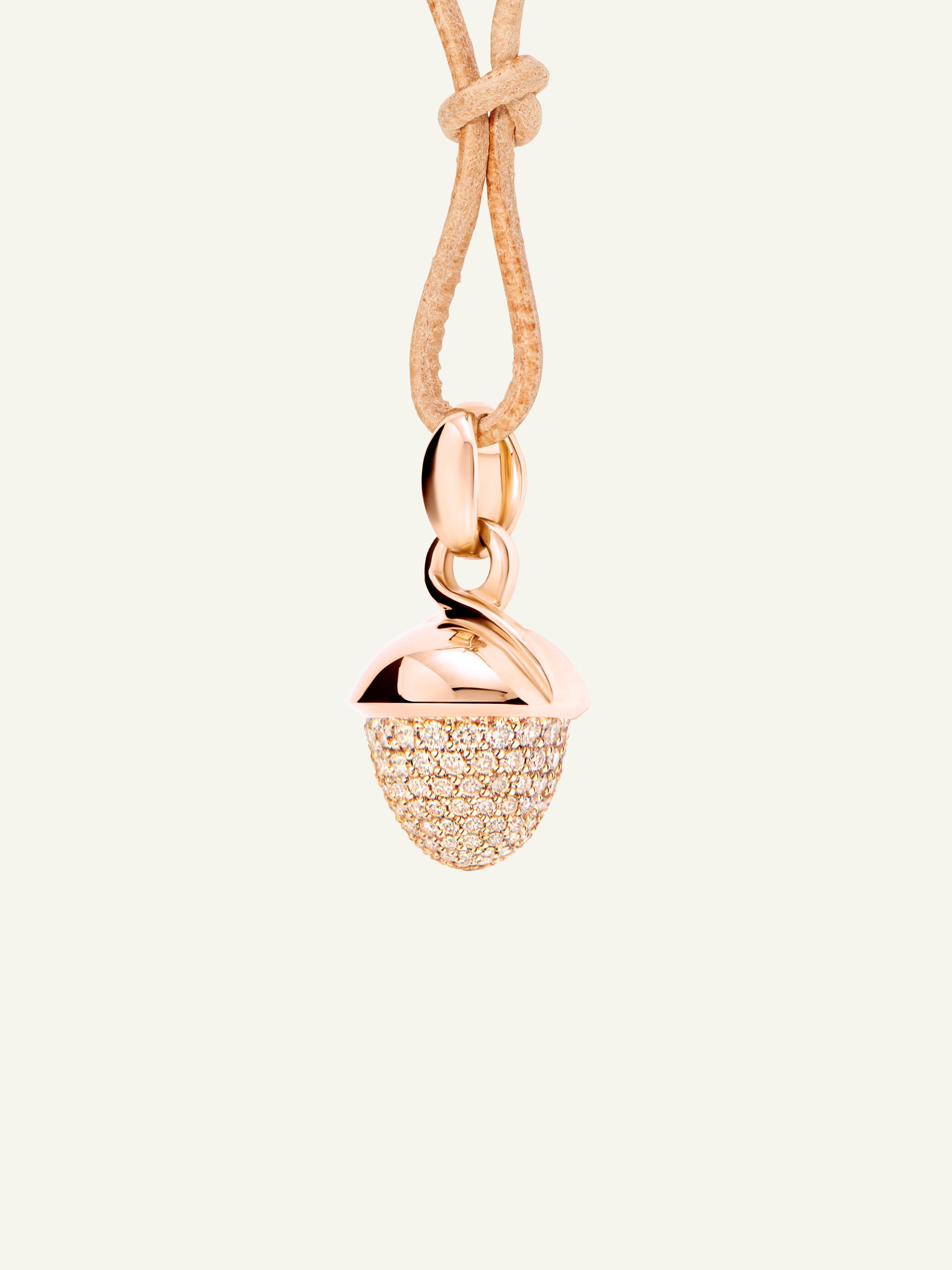 MIKADO Bouquet Anhänger mit Champagne Diamant Pavé