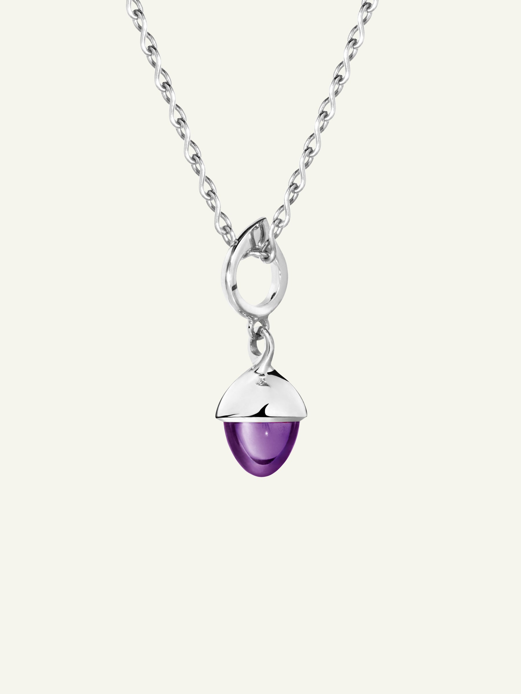 MIKADO Flamenco Pendant with Amethyst