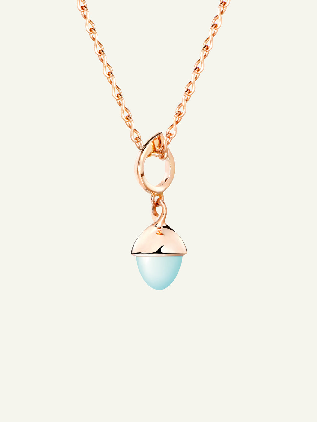MIKADO Flamenco Anhänger mit Aqua Chalcedon