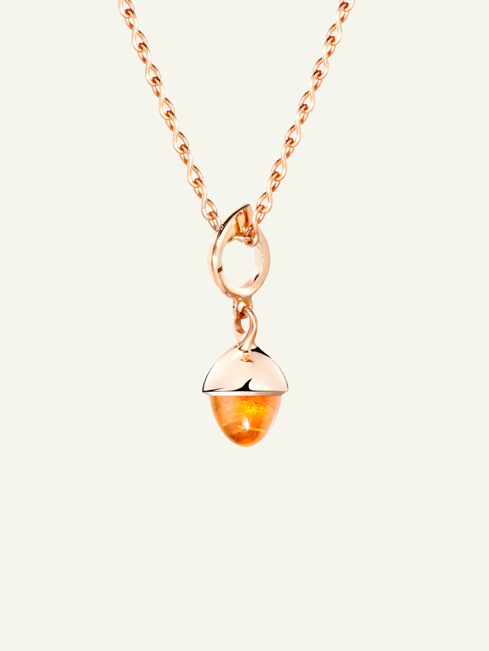 P-MFL-Man-rg | MIKADO Flamenco Pendant with Mandarin Garnet