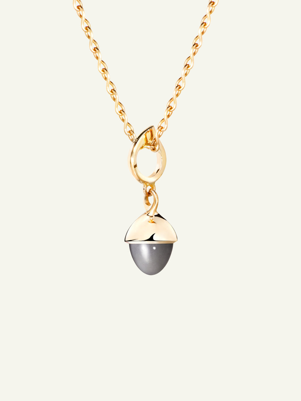 MIKADO Flamenco Pendant with Grey Moonstone