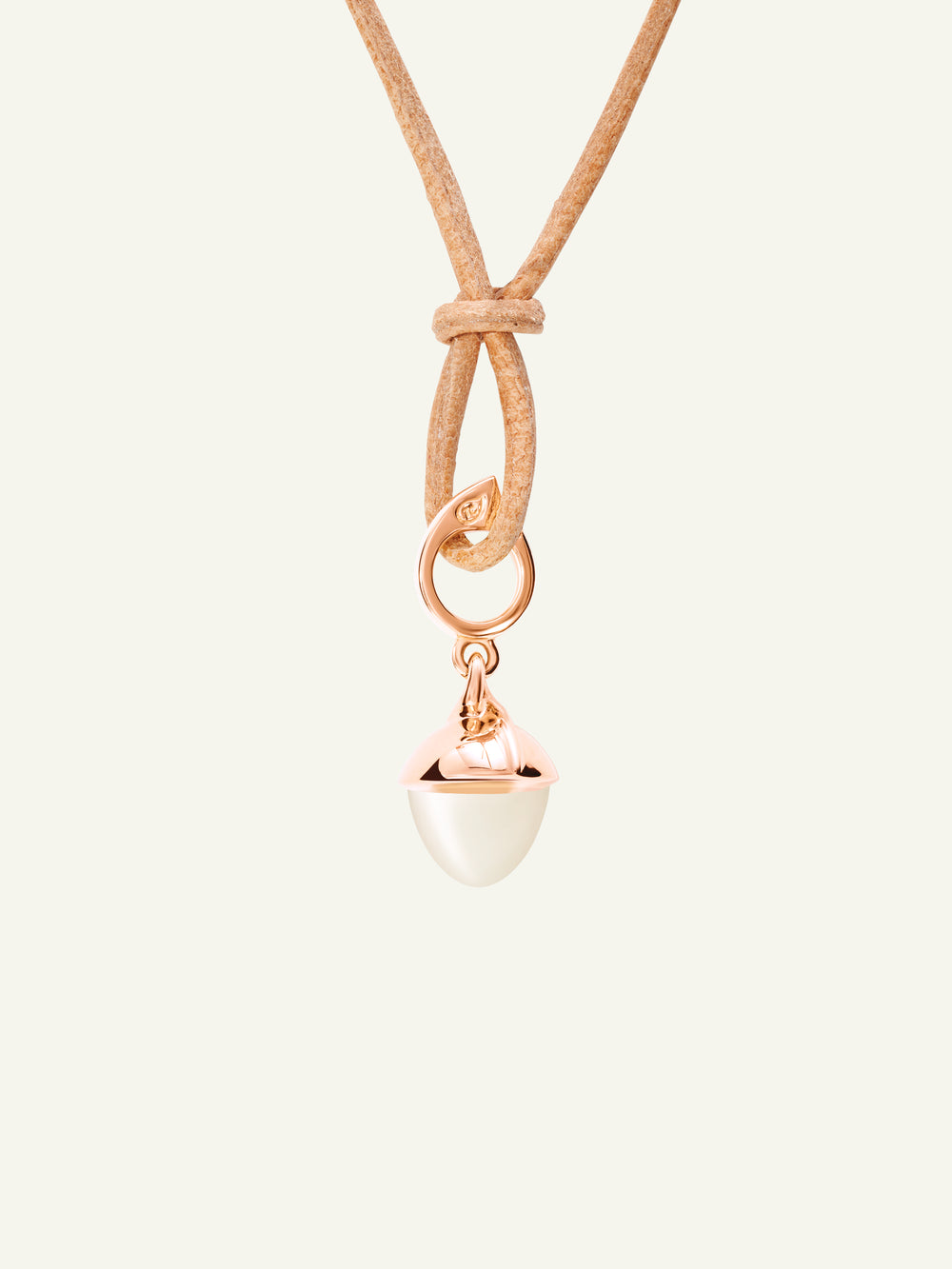 MIKADO Flamenco Pendant with Sand Moonstone