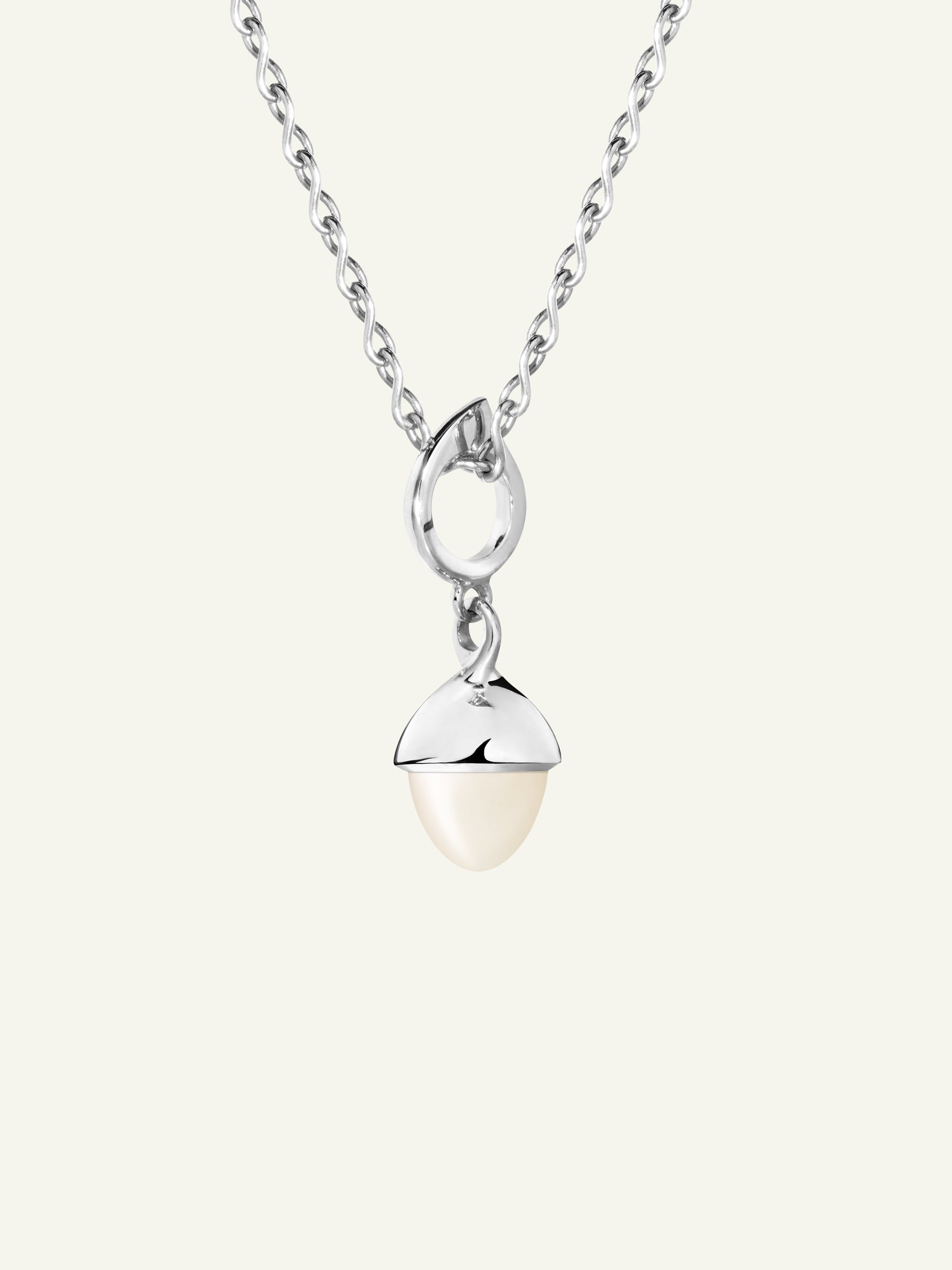 MIKADO Flamenco Pendant with Sand Moonstone