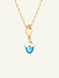 MIKADO Flamenco Pendant with Swiss Topaz