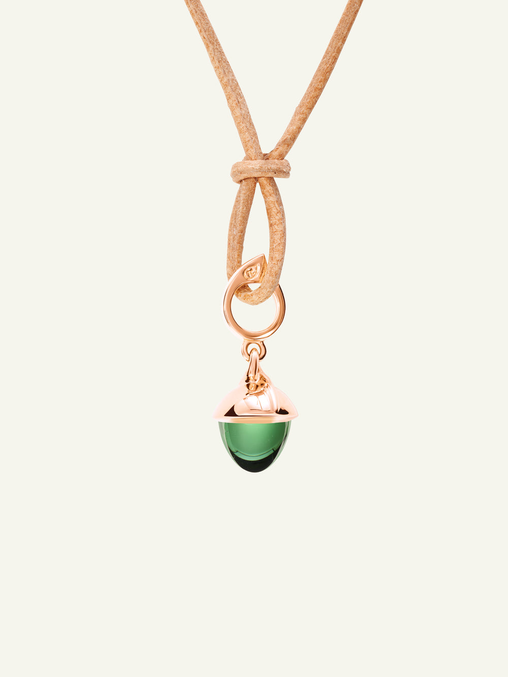 P-MFL-TuGr-rg | MIKADO Flamenco Pendant with Green Tourmaline