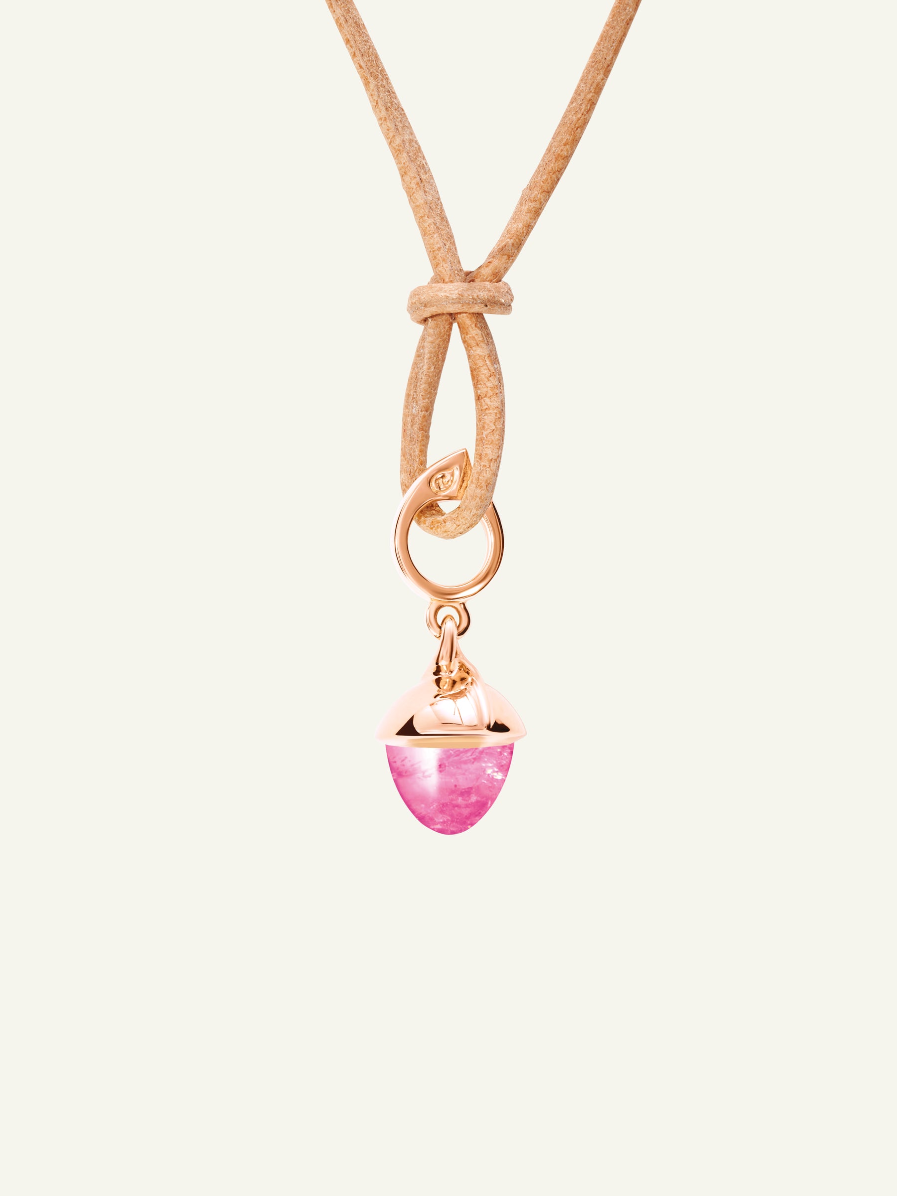 P-MFL-TuRo-rg | MIKADO Flamenco Pendant with Rose Tourmaline