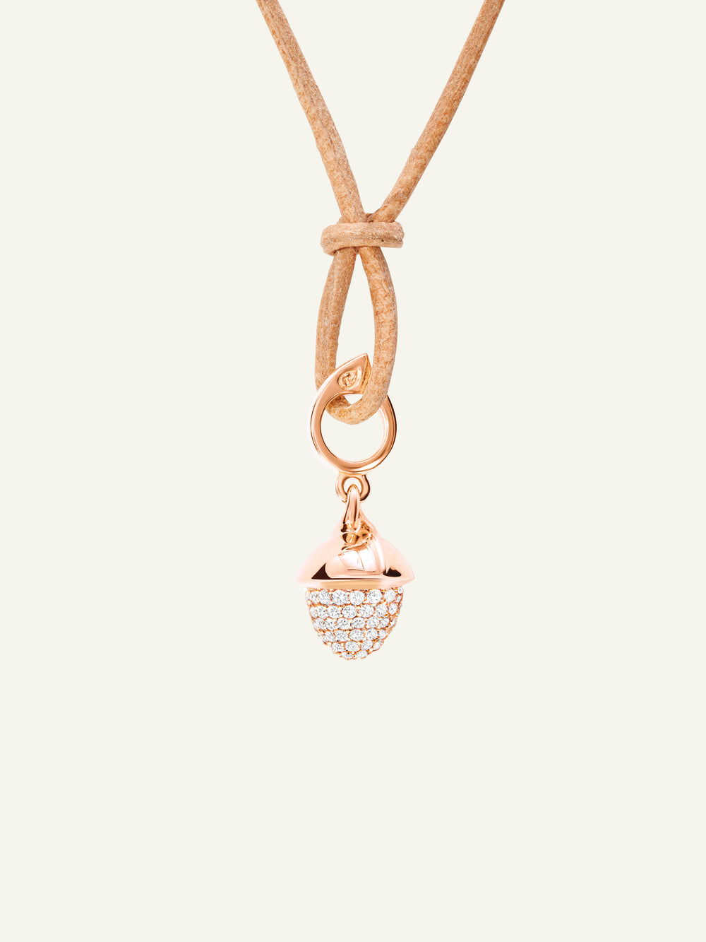 P-MFL-p-rg | MIKADO Flamenco Pendant with Diamond Pavé