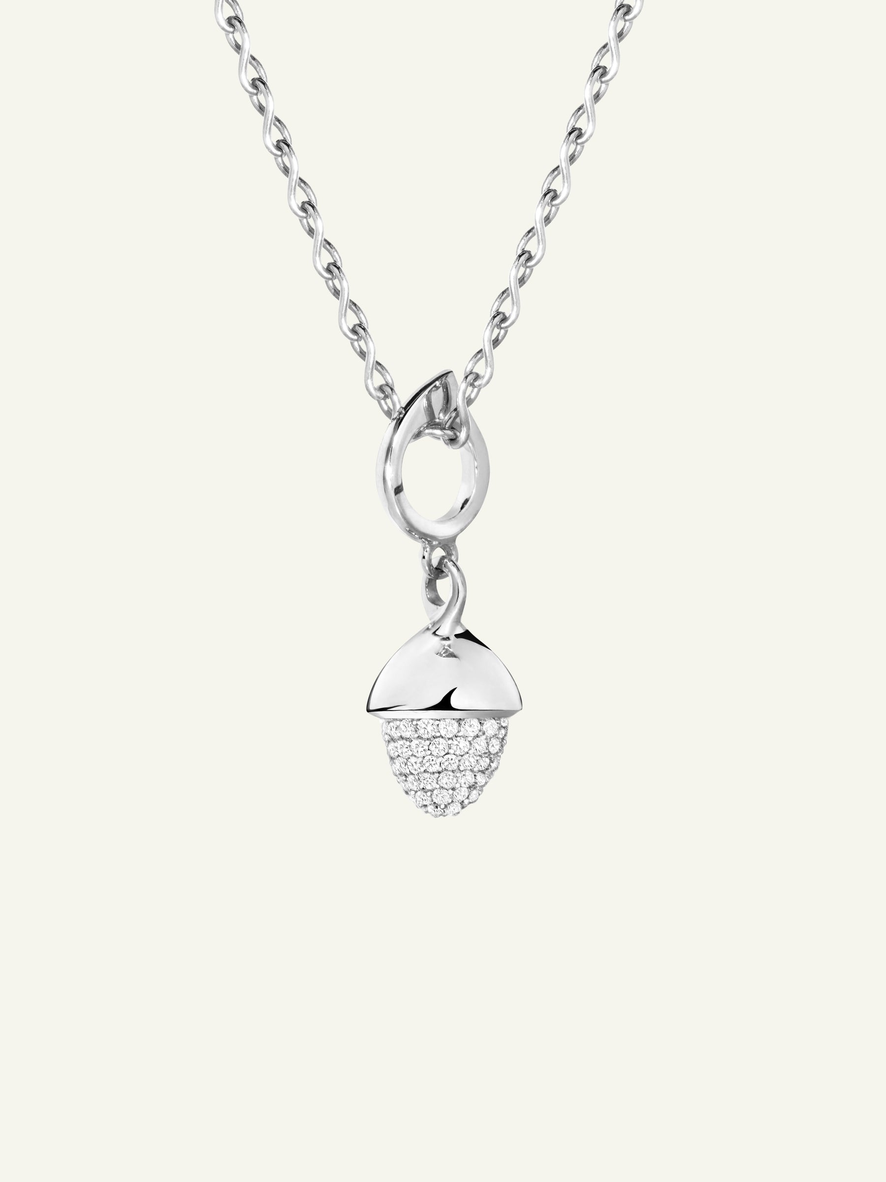 MIKADO Flamenco Pendant with Diamond Pavé