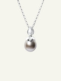 Pendant Tahitian PEARL 15 mm with Diamond Pavé