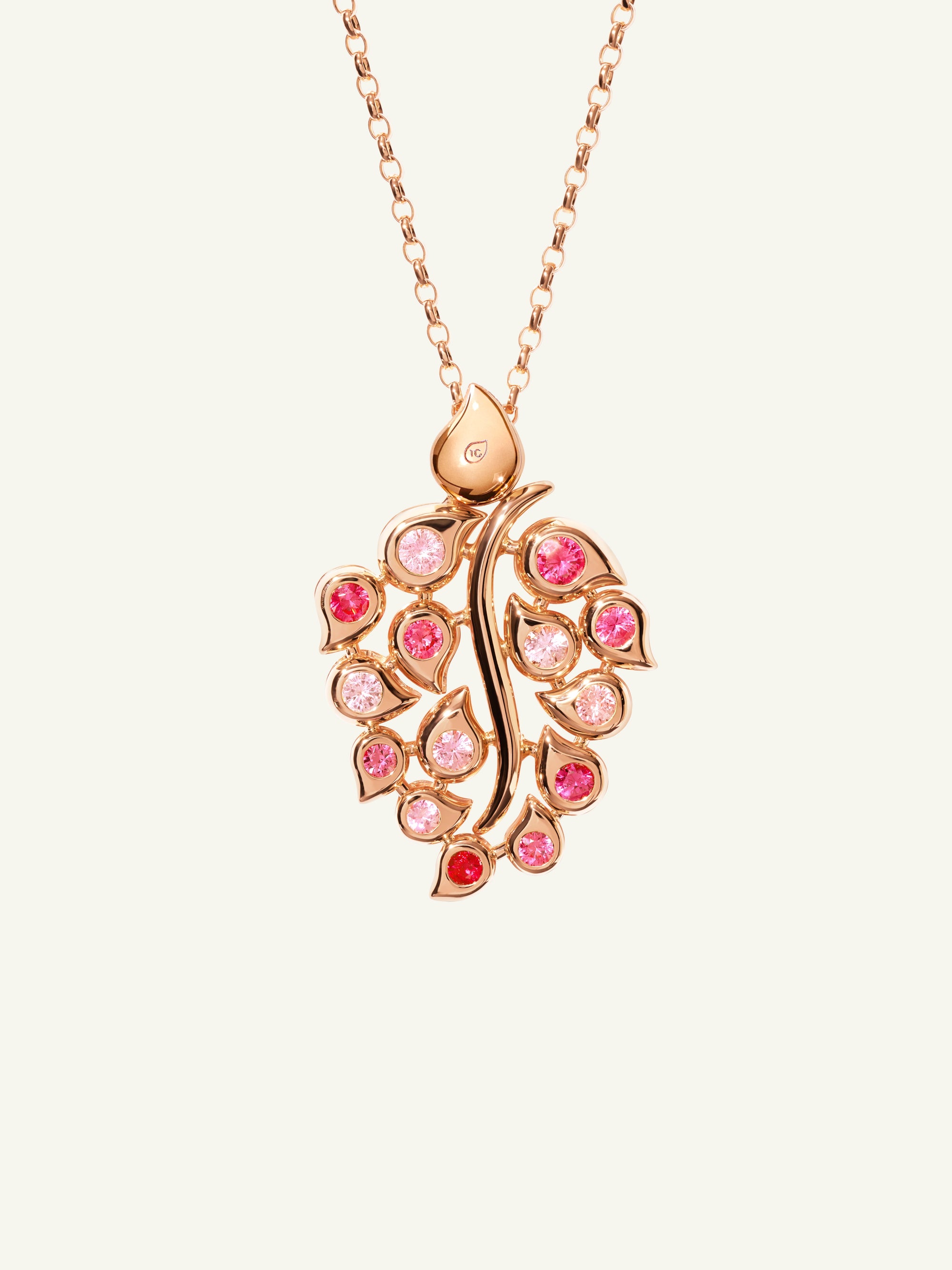 SNOWFLAKES Leaf Anhänger in Classic / 'Blush'