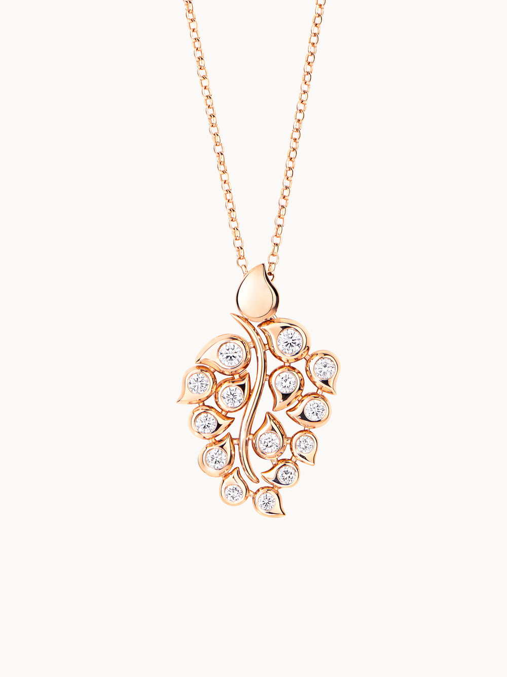 SNOWFLAKES Leaf Pendant in 'Classic' / 'Candy'
