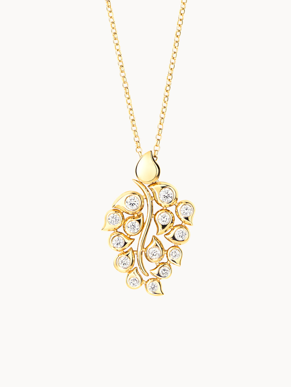 SNOWFLAKES Leaf Pendant in 'Classic' / 'Candy'