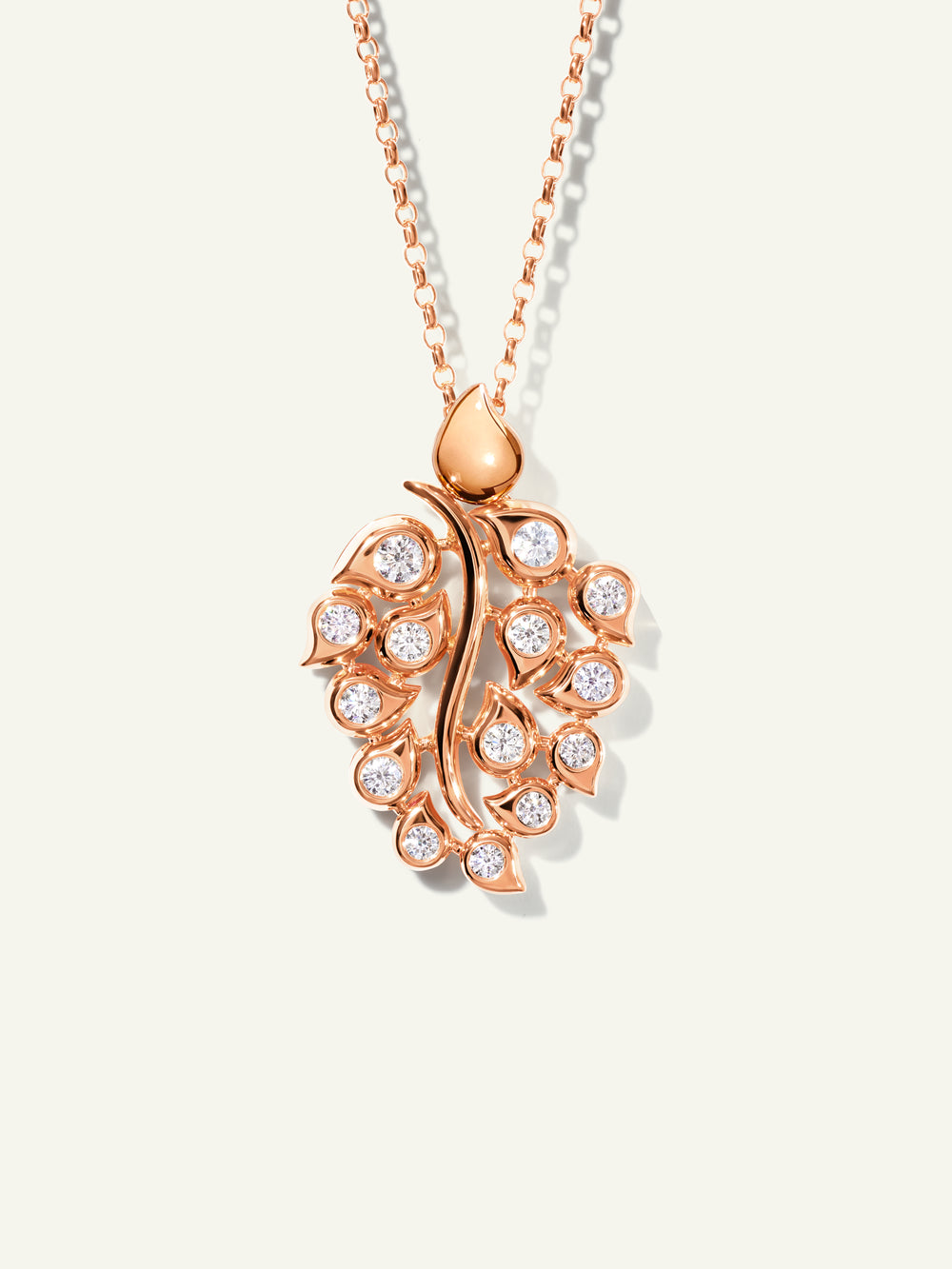 SNOWFLAKES Leaf Pendant in 'Classic' / 'Indian Summer'