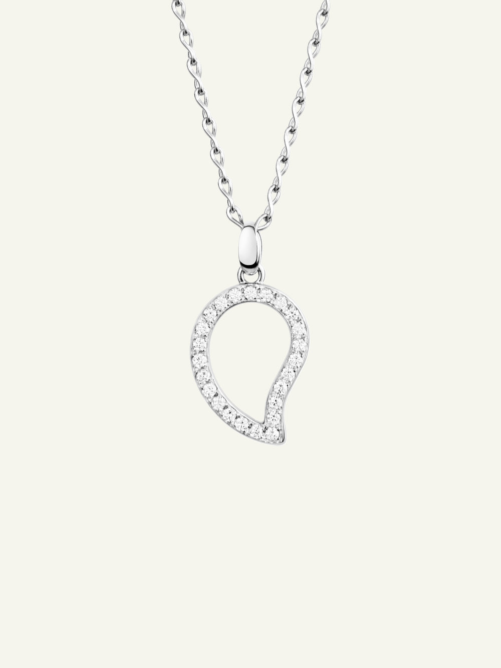 Pendant SIGNATURE large Diamond Pavé with Diamond Pavé