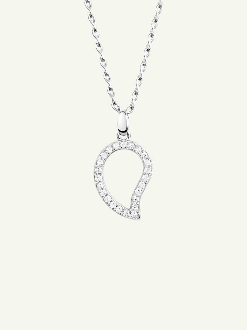 Pendant SIGNATURE large Diamond Pavé with Diamond Pavé