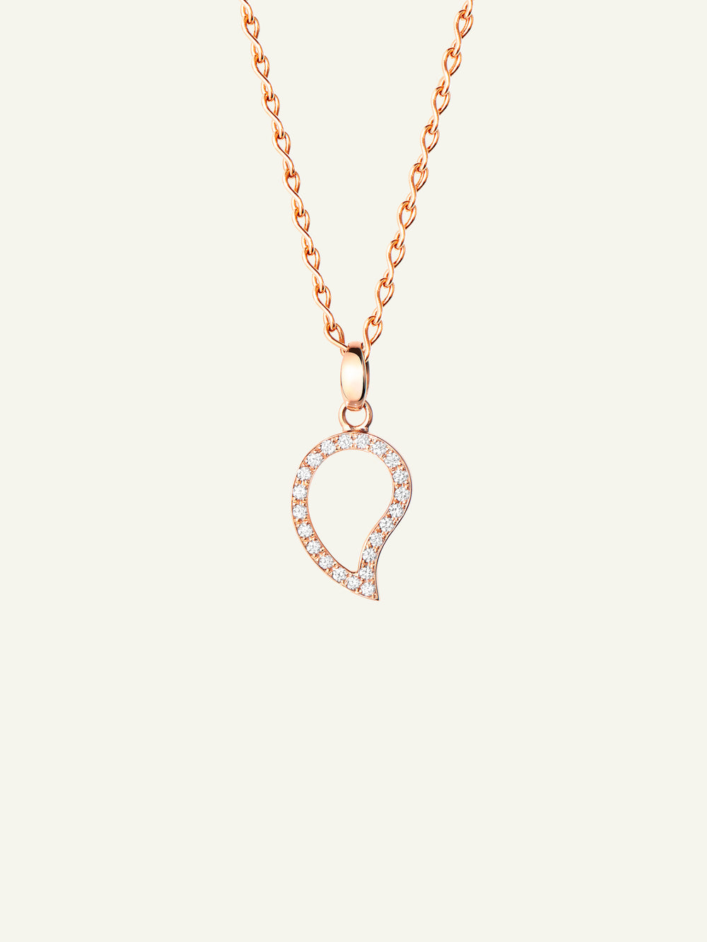 Pendant SIGNATURE small Diamond Pavé with Diamond Pavé