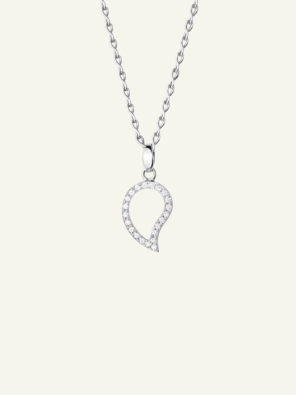 Pendant SIGNATURE small Diamond Pavé with Diamond Pavé