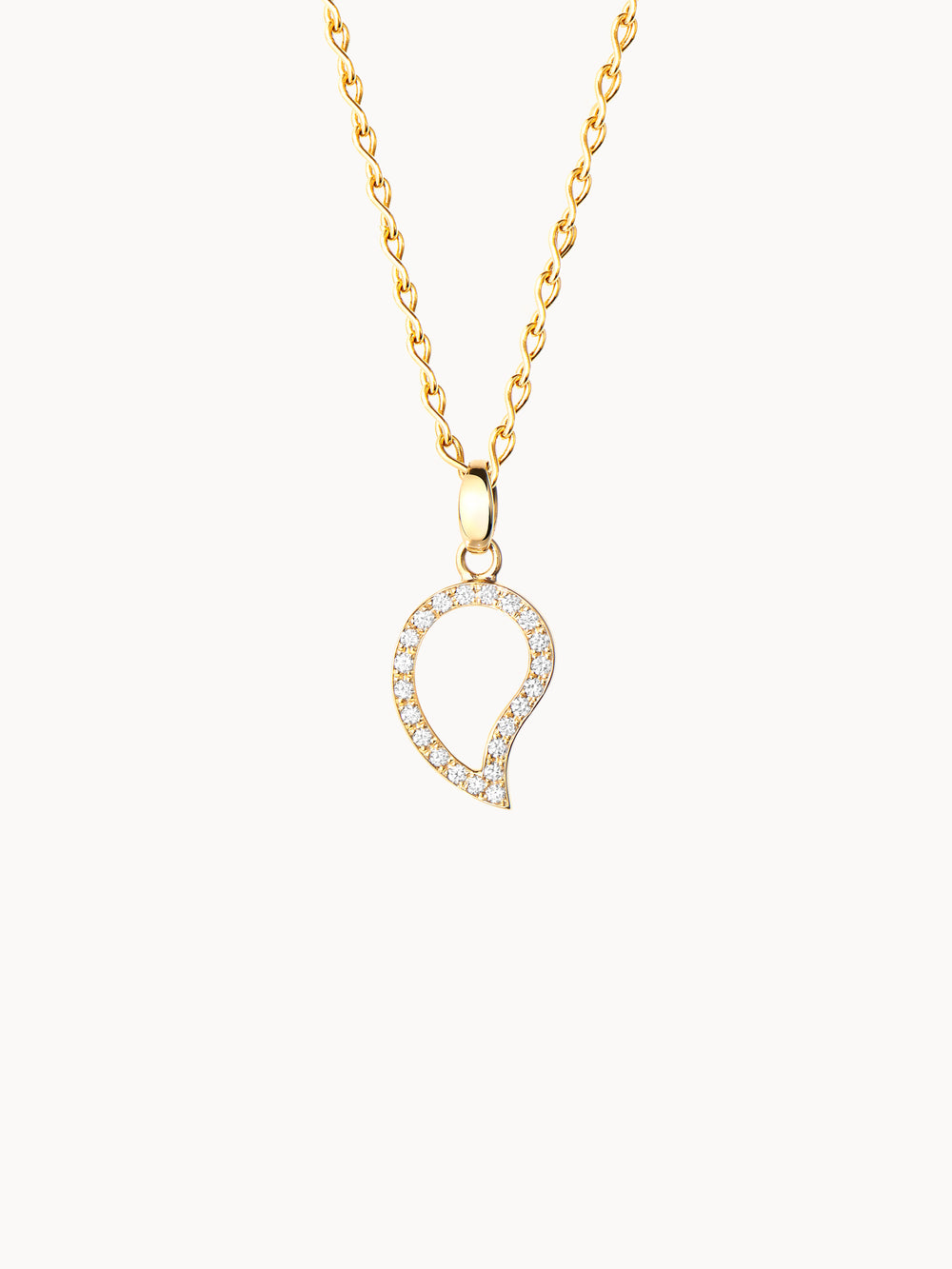 Pendant SIGNATURE small Diamond Pavé with Diamond Pavé