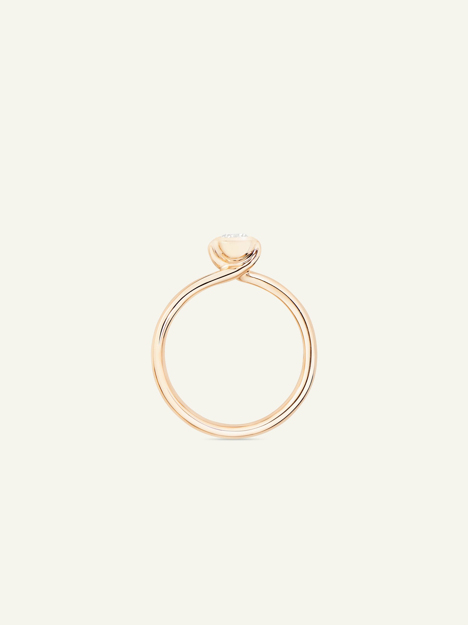 BOUTON Solitaire Ring mit Diamant