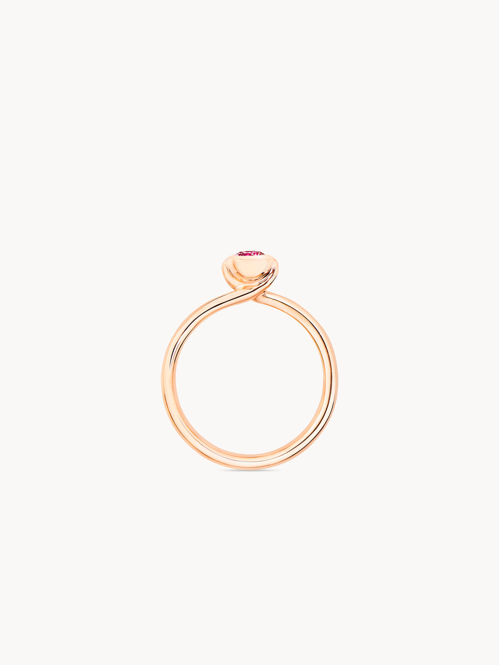 Ring BOUTON Solitaire Spinel pink pink Spinell