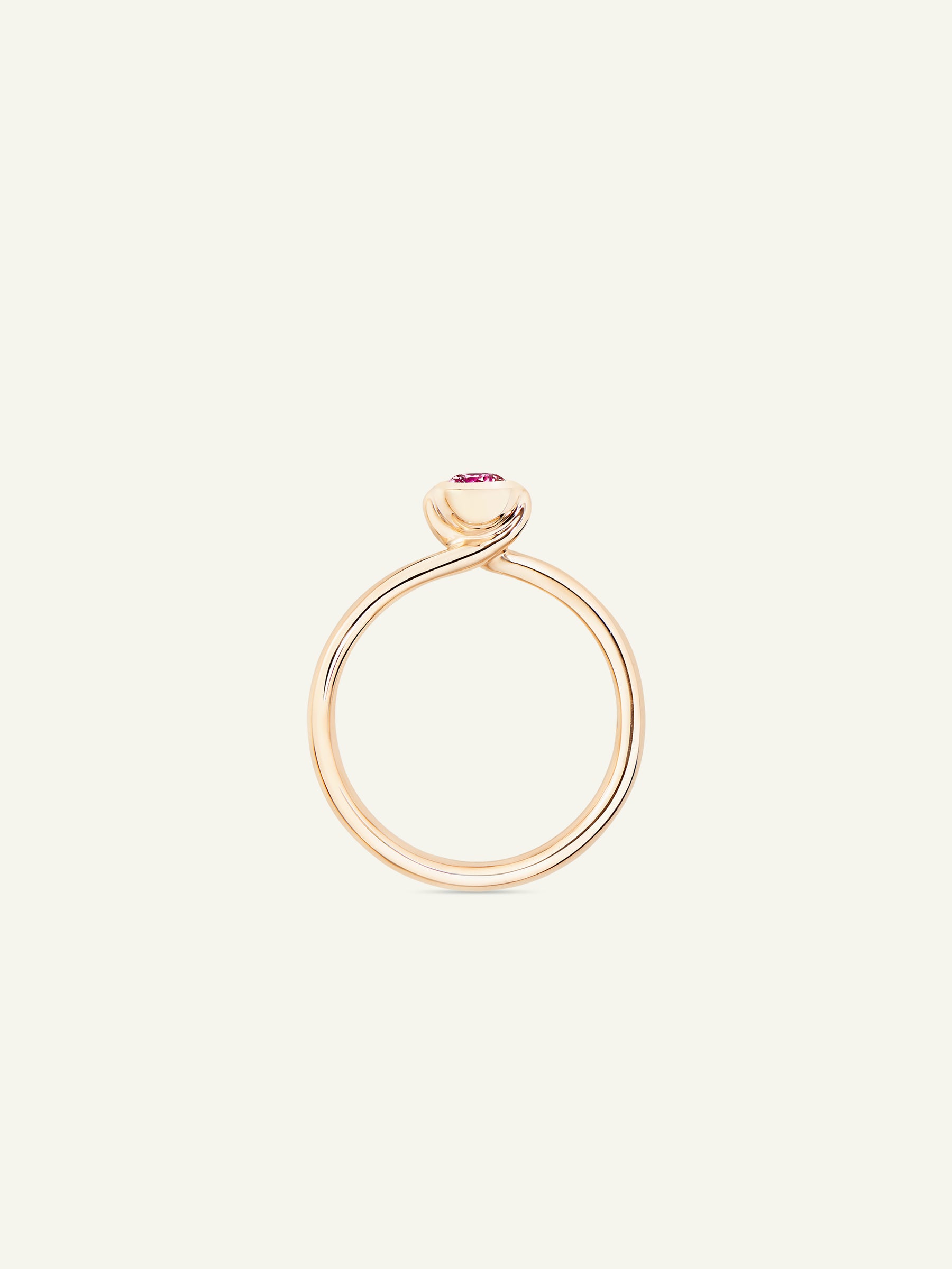 Ring BOUTON Solitaire Spinel pink pink Spinell