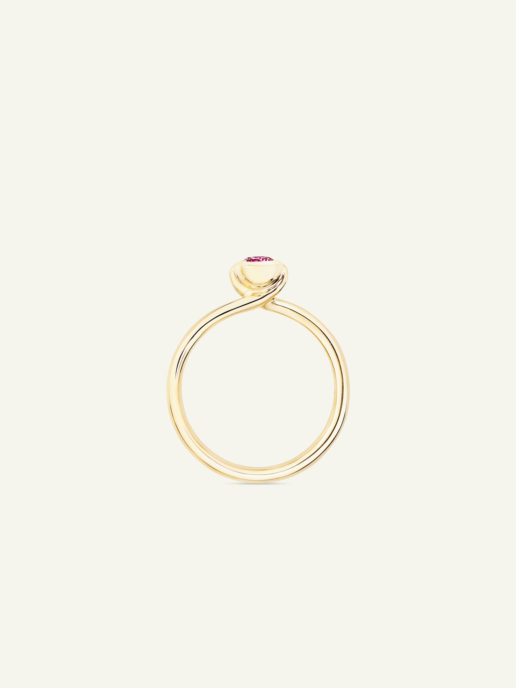 Ring BOUTON Solitaire Spinel pink pink Spinell