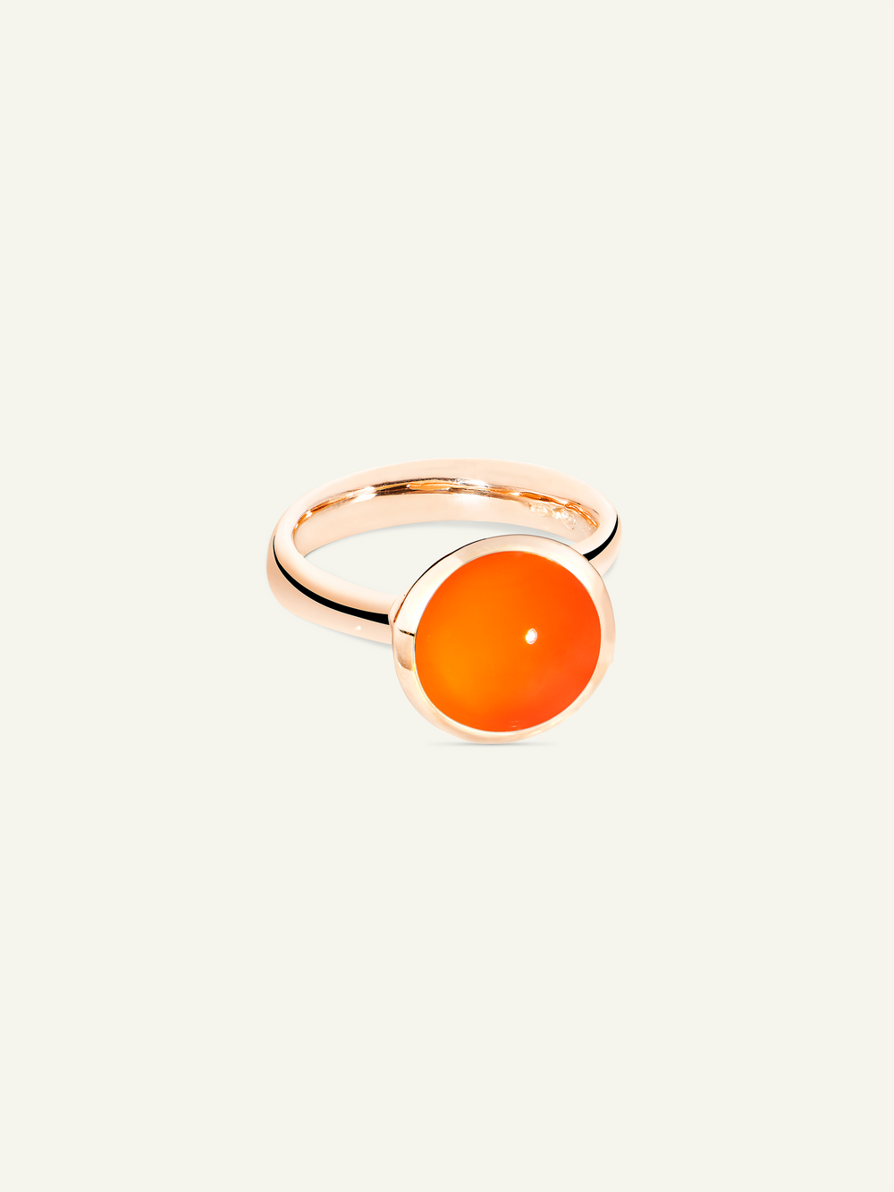 Ring BOUTON large Carnelian Karneol
