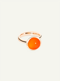 BOUTON Large Ring mit Karneol
